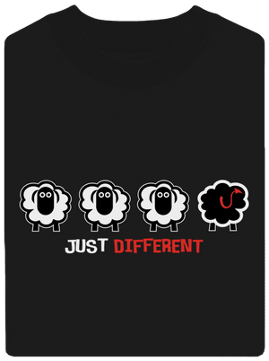 Fekete bárány unisex crewneck Black