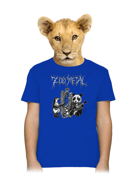 ZOO metal gyerek póló Royal Blue