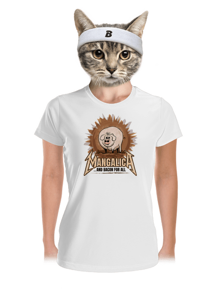 Mangalica női sportpóló White