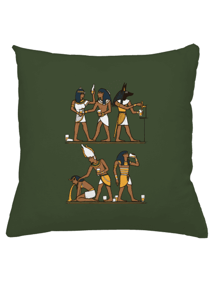 Egyiptomi parti párna Olive Green