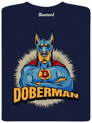 Doberman gyerek póló Navy