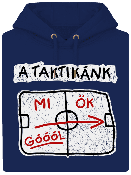 A taktikánk unisex prémium pulóver Navy