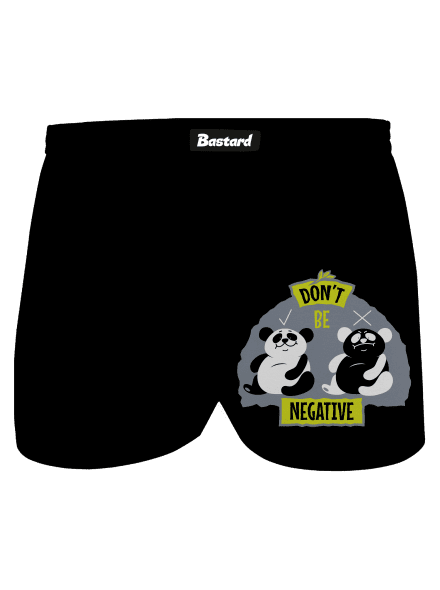 Don't be negative férfi alsó nadrág Black