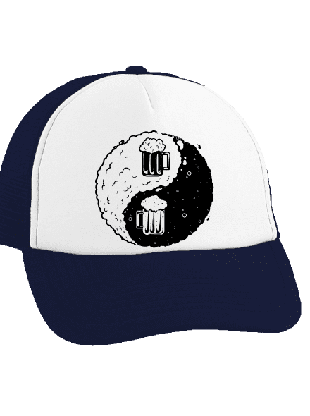 Jin Jang sör teherautós sapka French Navy cap