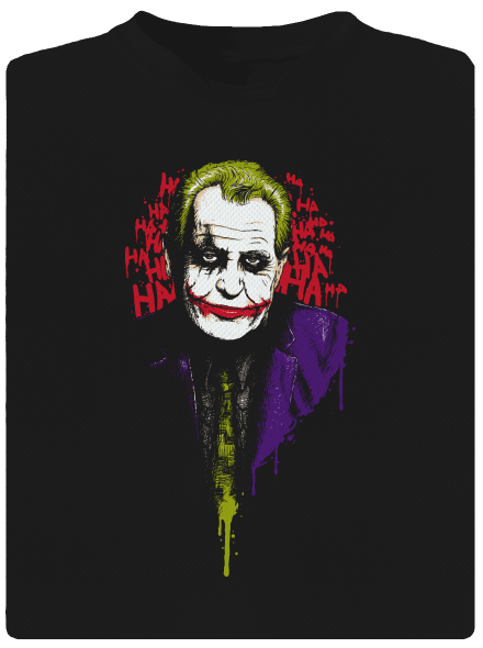 Zeman Joker férfi sportpóló Black