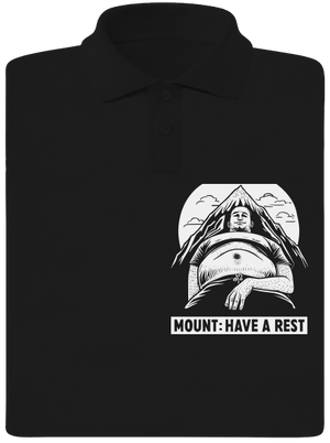 Mount have a rest férfi pólóingek Black