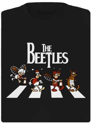 Beatles női sportpóló Black