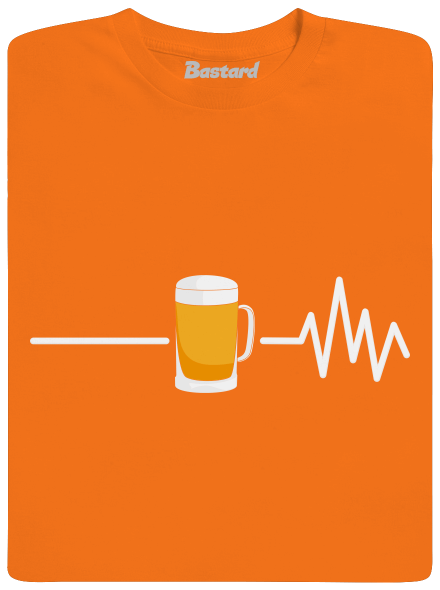 Beer help férfi póló Orange