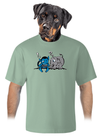 unisex túlméretezett póló