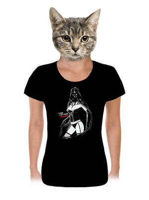 Mrs. Vader női póló Black