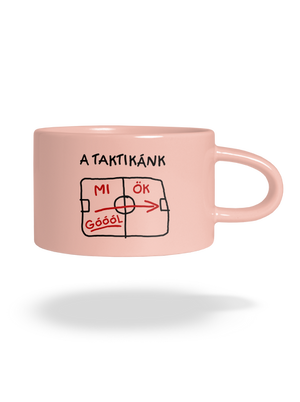 A taktikánk macaron bögre Pink Macaron