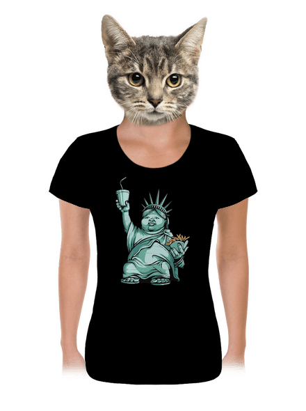 Amerikai bálvány női póló Black