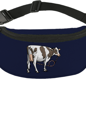 Cow drink övtáska French Navy
