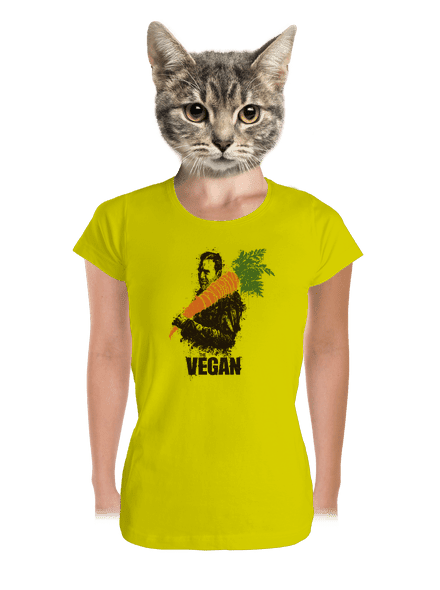 Vegán prémium női póló Lemon