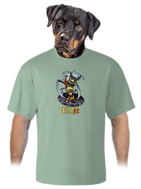 unisex túlméretezett póló