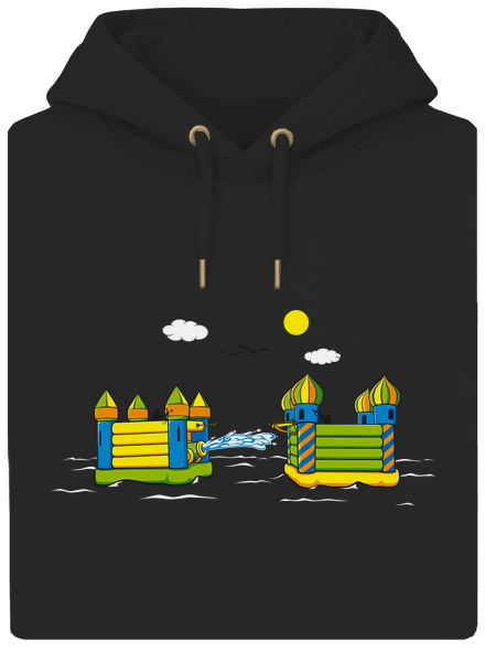 Castle Conquest  unisex prémium pulóver Dark Black