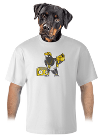 unisex túlméretezett póló
