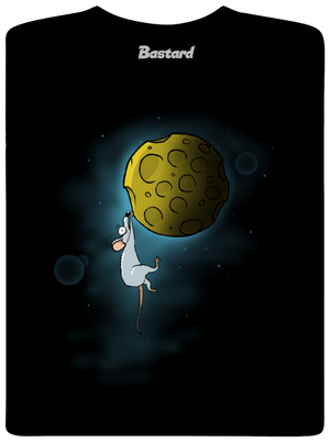 Moon cheese férfi hosszú ujjú póló Black