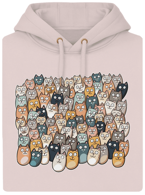 Találd meg az ördögöt unisex prémium pulóver Rose Chalk