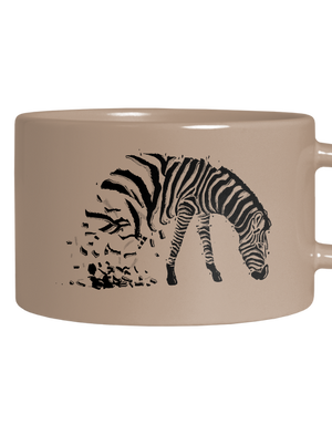 Zebra szerelem macaron bögre Brown Macaron