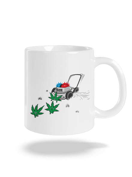 Ganja bust hagyományos bögre White