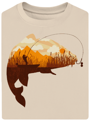 Halfogás unisex túlméretezett póló Almond