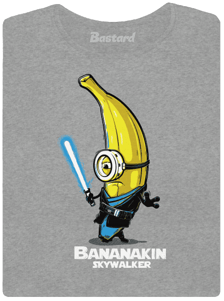 Bananakin Skywalker női póló Dark Gray Melange