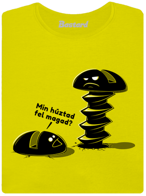 Felhúzva prémium női póló Lemon