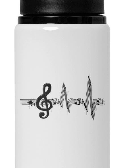 A zene az életem kulacs White