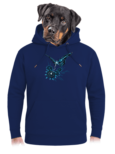Fake nature unisex prémium pulóver Navy