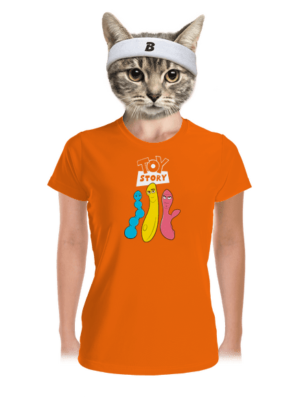 Játékháború női sportpóló Neon Orange
