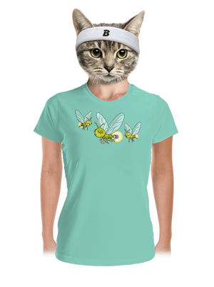 Szentjánosbogár női sportpóló Mint Mal