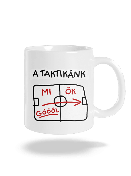 A taktikánk hagyományos bögre White