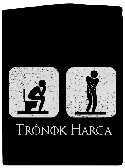 Trónok Harca cipzáras női pulóver Black