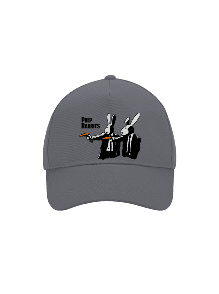 Pulp Rabbits baseballsapka Graphite grey