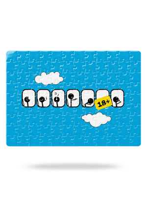 Repülőgép kirakós White