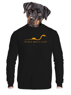 Találd meg a cicát unisex crewneck Black