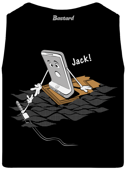 Jack férfi trikó Black
