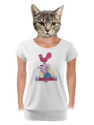 női póló elasztikus alsó szegéllyel