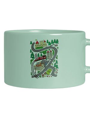 Úton macaron bögre Mint Macaron