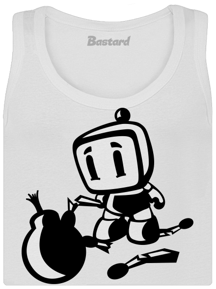 Bomberman klasszikus női trikó White