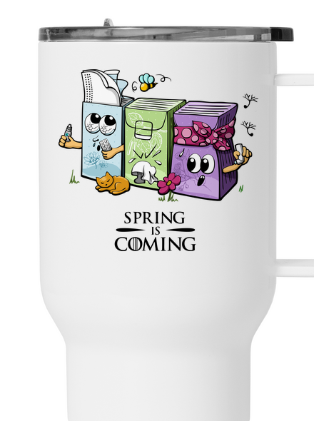 Spring is coming termosz bögre White