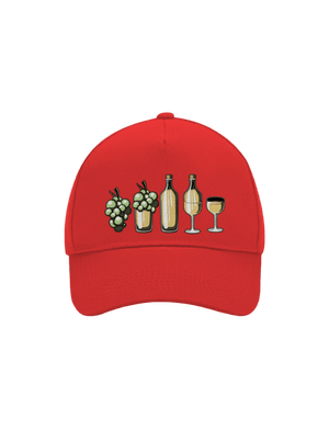 A fehérbor evolúciója baseballsapka Classic Red