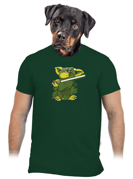 Yoda a nádasban férfi póló Bottle Green