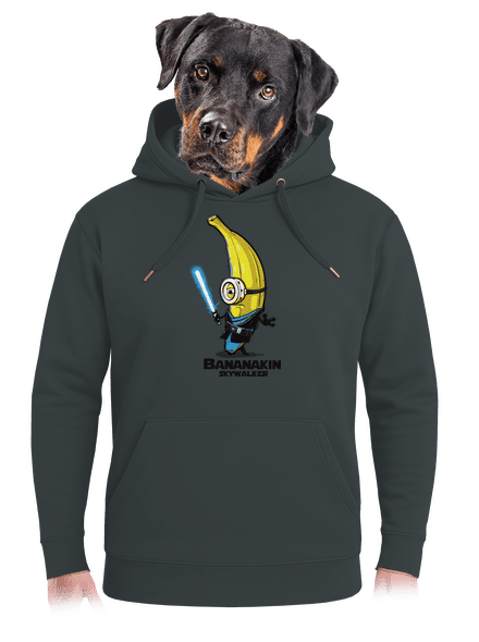 Bananakin Skywalker unisex prémium pulóver Charcoal