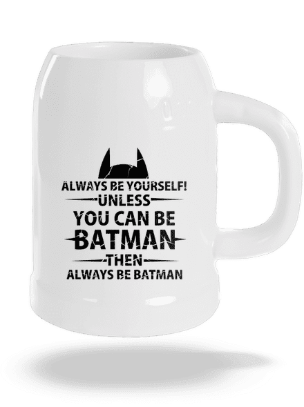 Batman söröskorsó White