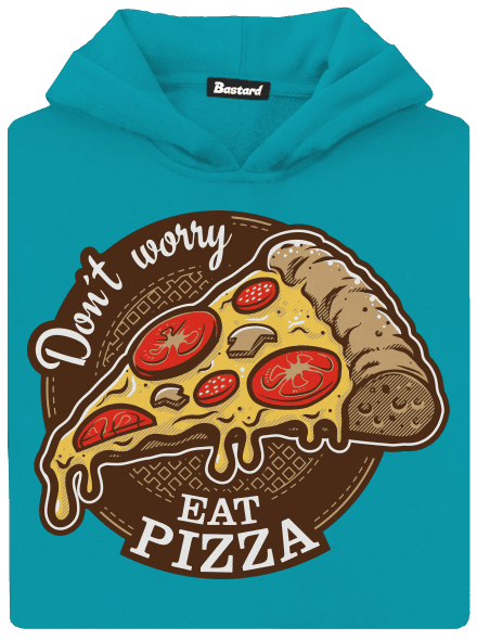 Pizza gyerek kenguruzsebes pulóver Hawaiian Blue