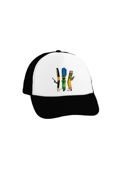 Az író banda teherautós sapka Black cap