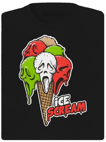 Ice Scream női sportpóló Black