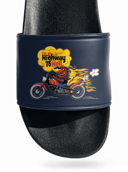 Highway to hell papucs Navy